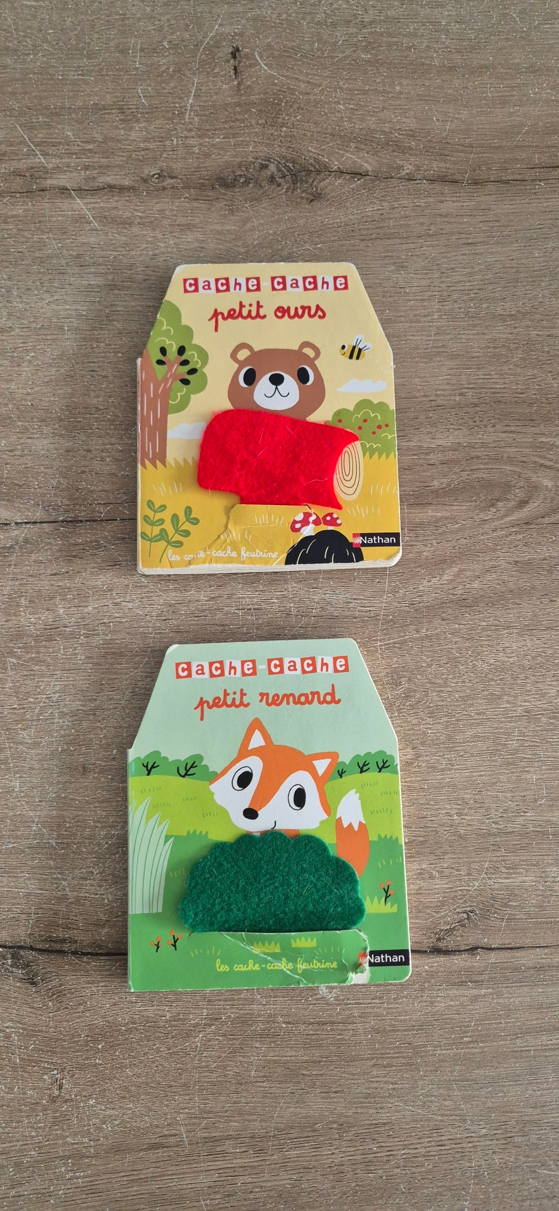 Lot livres Cache-cache en feutrine 